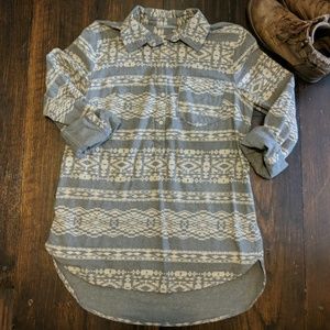 Long sleeve mid button down,